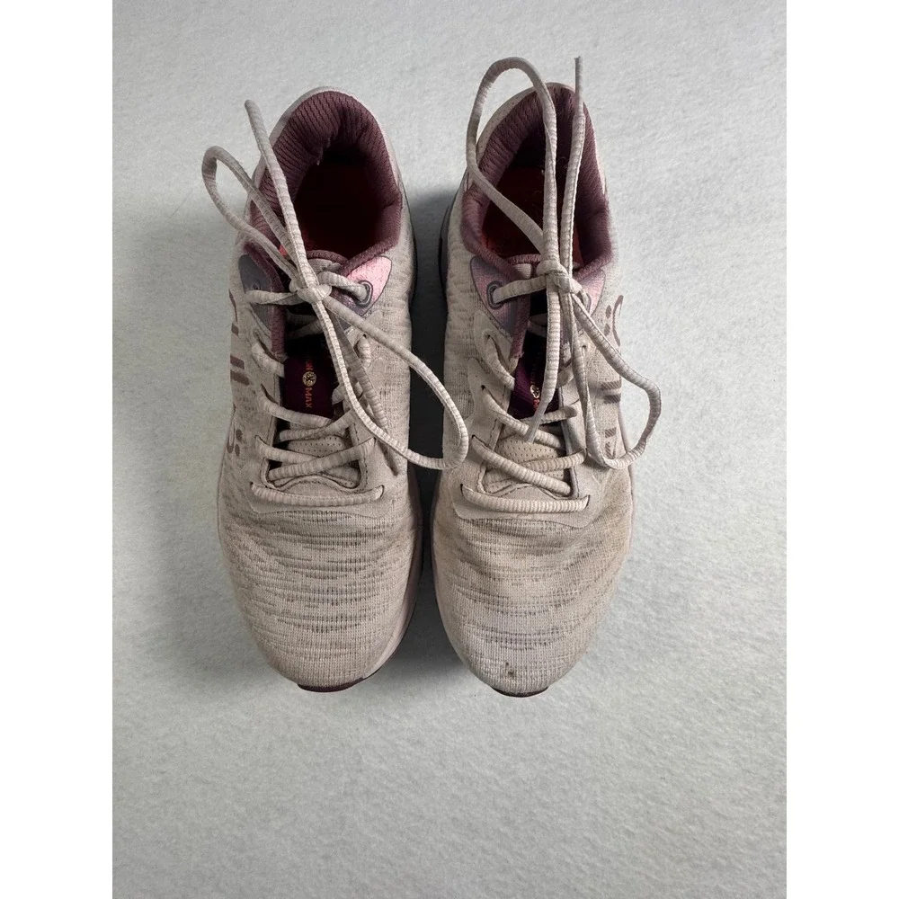 Ryka Devo X Max Womens Walking Shoes Tan Plum Lace Up Sneakers Size 7M